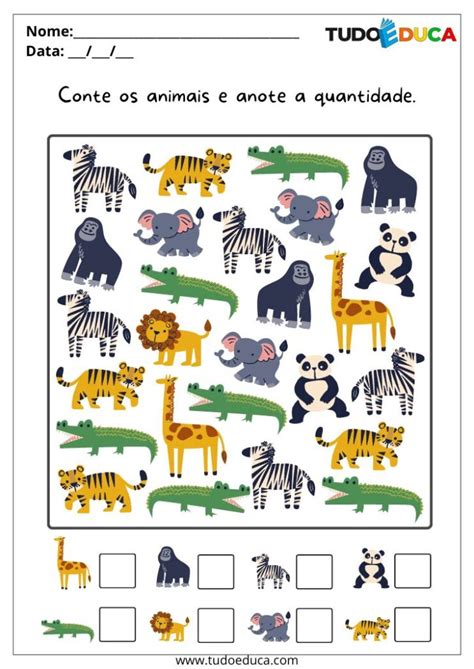 Animais Atividades Para Educação Infantil - 10 Atividades com Animais para Educação Infantil