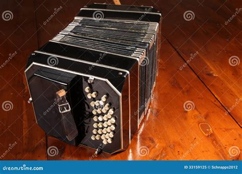 Bandoneon on Wooden Surface Stock Image - Image of musical, surface ...