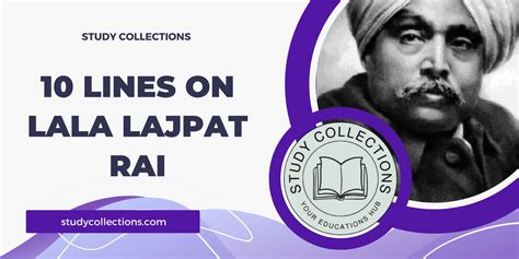 10 Lines On Lala Lajpat Rai 3 Different Answer Added Updated 2023