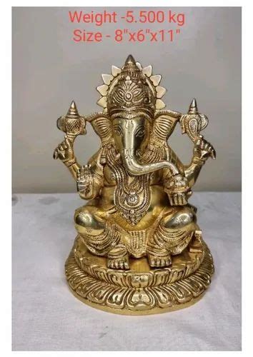 Brass Ganesh Statue At Rs Badi Kothi Hathras Id