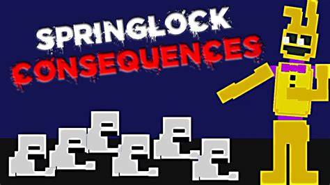 Top 10 Scary FNAF Springlock Failure Consequences YouTube