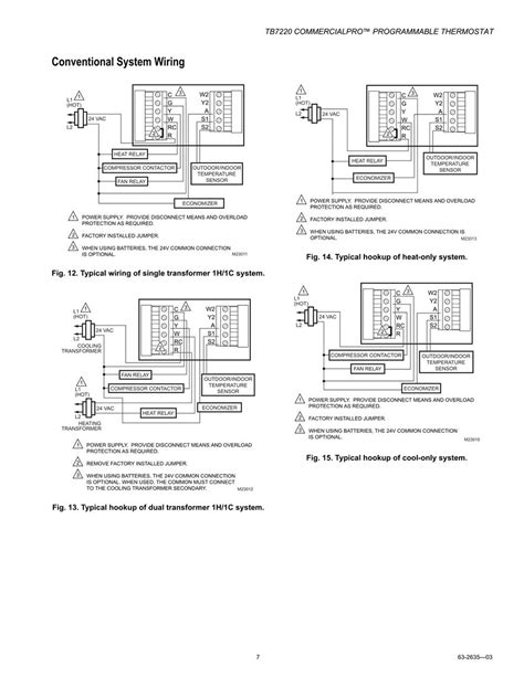 Honeywell Tb7220 User Manual