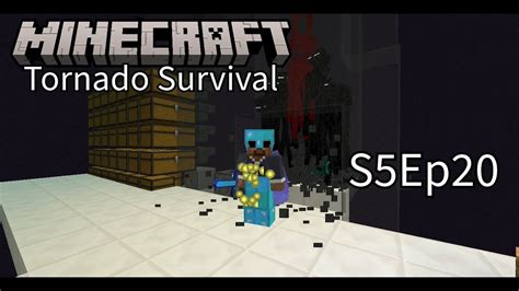 Minecraft Tornado Survival Localized Weather Mod S5Ep20 Enderman