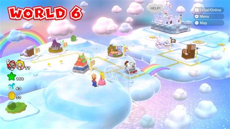 Super Mario 3d World World6 Walkthrough Ep6 💯completion Youtube