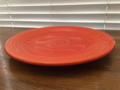 Vintage Fiesta Radioactive Red Dinner Plate