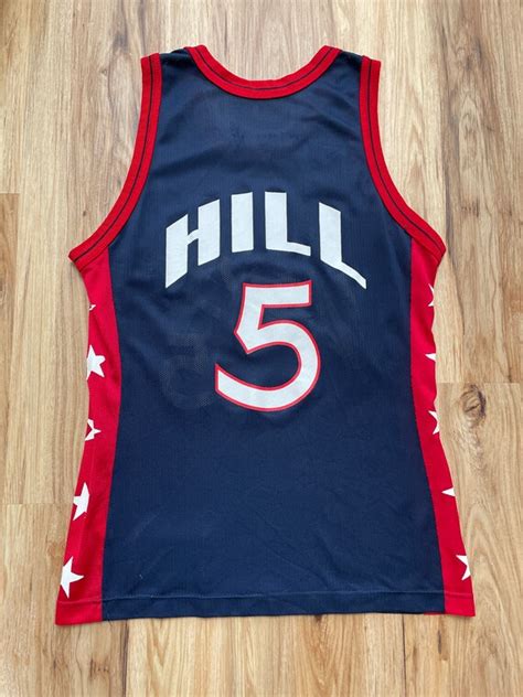 Team Usa Grant Hill Olympic Dream Team Iii Blue Gem