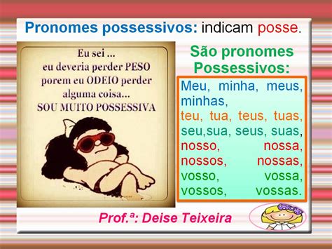 SÓ LINGUAGEM 2021 PRONOMES POSSESSIVOS