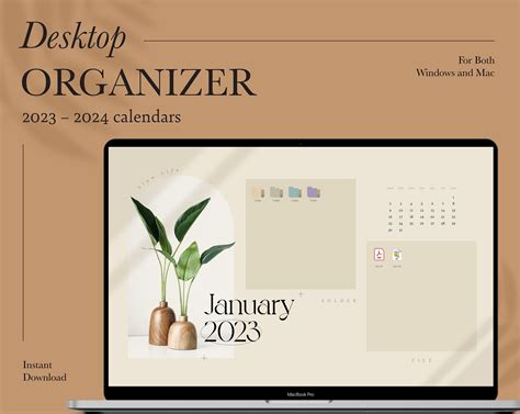 Desktop Wallpaper Organizer for Mac and PC Digital Download Desktop ...