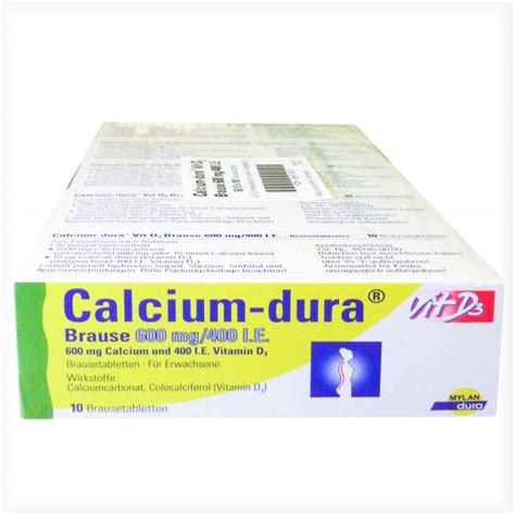 Calcium Dura Vit D3 Brause 600 Mg 400 I E 50 Brausetabletten Kaufen