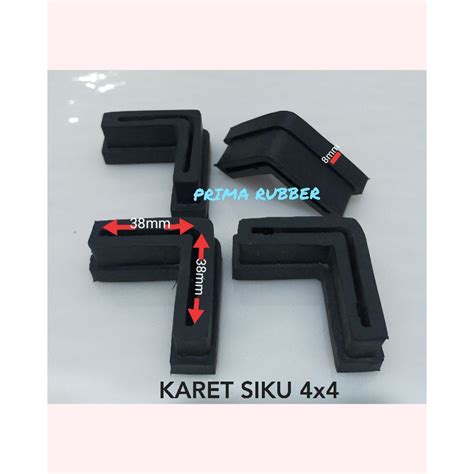 Jual KARET SIKU 4x4 KAKI KURSI MEJA RAK BESI SIKU Shopee Indonesia