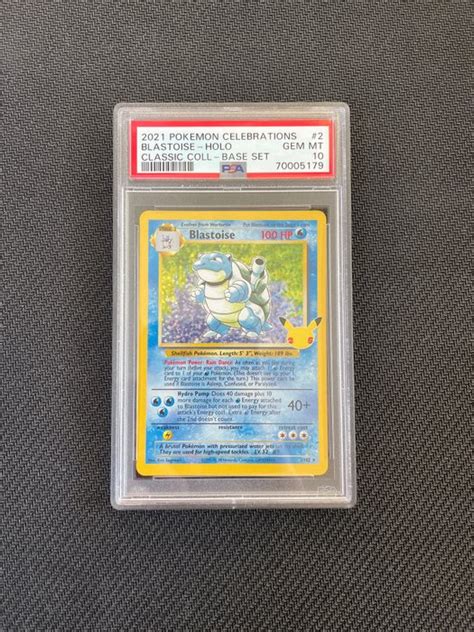 The Pok Mon Company Graded Card Psa Gem Mint Blastoise Catawiki