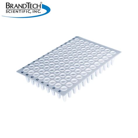 Brandtech White Pcr Plate Well Semi Skirted Standard Profile