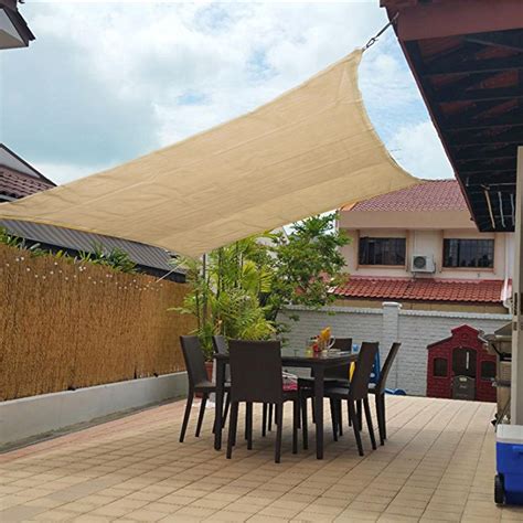 Garden Decor Outdoor Patio Sun Shade Cloth with Grommets Sun Shade ...