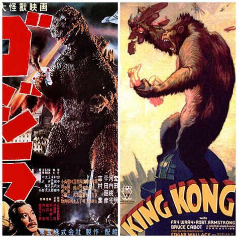 King Kong 1933 Vs Godzilla 1954