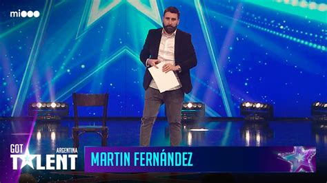 Mart N Fern Ndez Magia Audiciones Got Talent Argentina Youtube