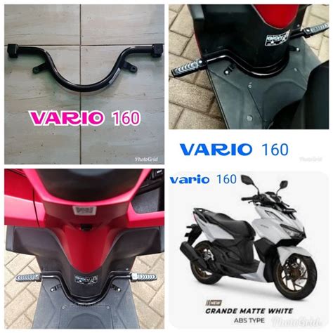 Jual Footstep Motor Metik Depan VARIO 160 Pijakan Kaki Depan Pancikan