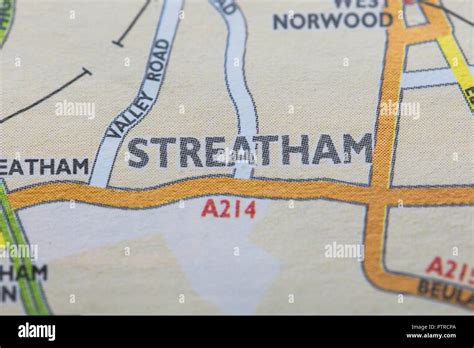 London borough of Streatham location map Stock Photo - Alamy