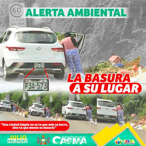 La Basura A Su Lugar Campa As Municipalidad Provincial De Casma