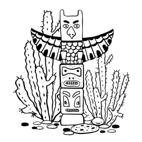 90 Totem Pole Cactus Illustrations Royalty Free Vector Graphics