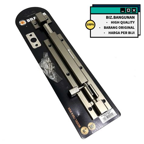 jumbo brabus aluminum grendel   thick window door lock select