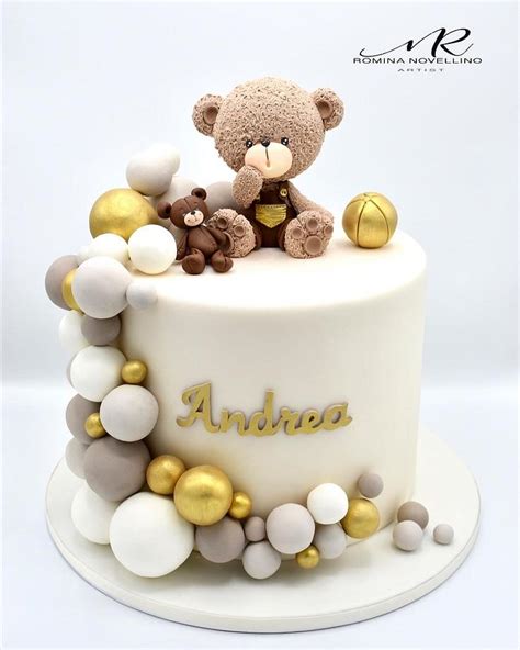 Teddy Bear Cake Decorated Cake By Romina Novellino Cakesdecor