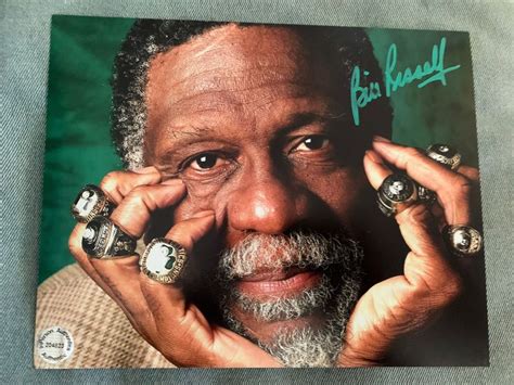 Bill Russell Signed Autographed Boston Celtics 8x10 Photo With Etsy