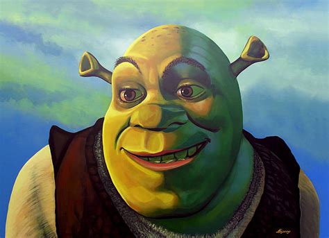 Shrek Face Drawing