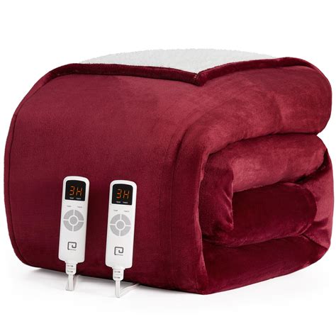 Amazon Eheyciga Heated Blanket Electric Blanket Queen Size