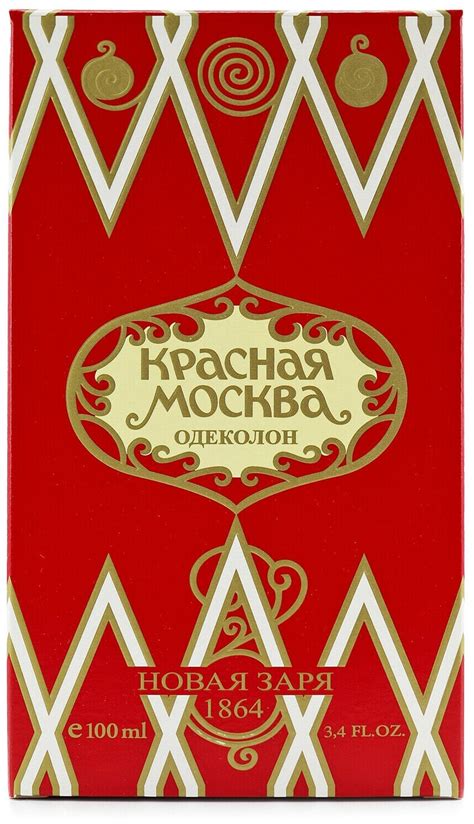 Новая Заря одеколон Красная Москва 100 мл — купить в интернет магазине