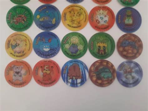 Complete Collection Tazos Pokemon Johto Holographic From Year