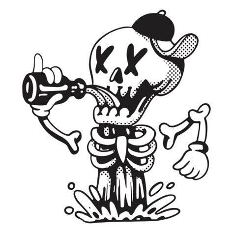 Skull Poison Png Designs For T Shirt And Merch