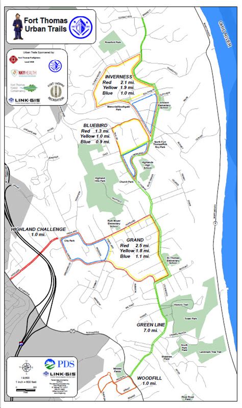 Fort Thomas Urban Trails Link Gis