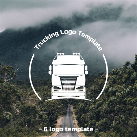 6 Trucking Logo Templates – MasterBundles