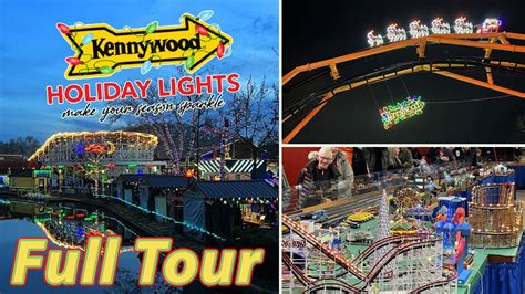 Kennywood Holiday Lights Full Tour December 2023 Youtube