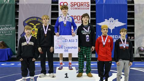 Missouri (MSHSAA) Class 3 boys wrestling state tournament: Meet the champions, placewinners, top ...