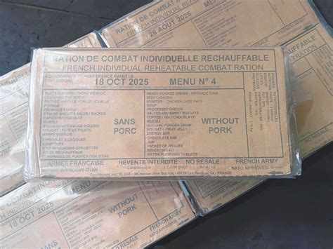 Французский сухой паек/France Daily MRE/сухпай Франции/ИРП/MRE/МРЕ: 800 ...