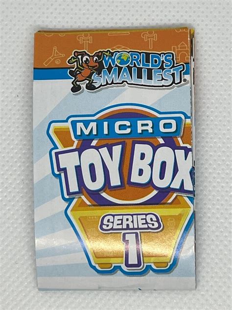 World S Smallest Micro Toy Box Series You Choose Ebay