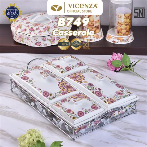 Jual Vicenza Multi Casserole Wadah Saji Makanan Snack B Shopee