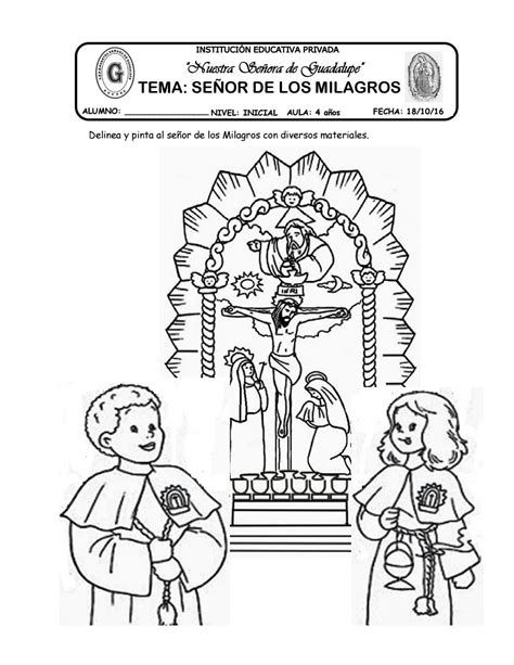 Senor De Los Milagros Dibujo