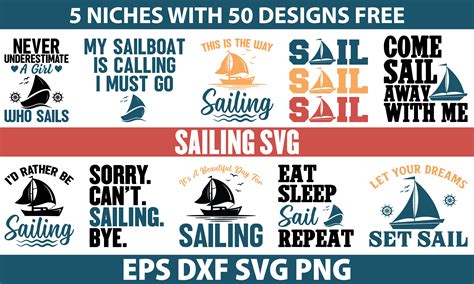 Sailing Svg Bundle Sail Svg Bundle Gráfico Por Threadbeat · Creative