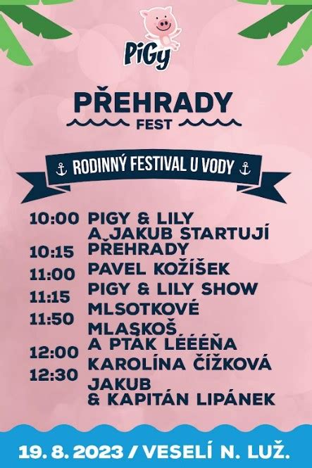 Přehrady Fest 2023 Veselí nad Lužnicí Veselské pískovny Veselí nad