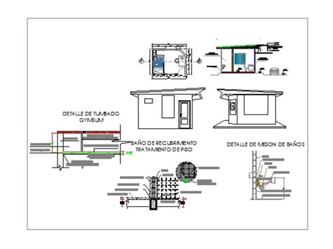 Guérite pour agent de sécurité pour U dans AutoCAD Bibliothèque CAO