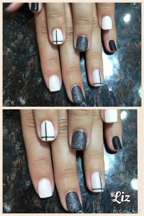 Black A Cream Matte Nails Matte Nails Nails Cream