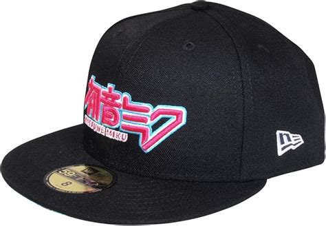 Amazon ニューエラ New Era 大きいサイズ 59fifty〓初音ミクキャップ 635 ブラック キャップ 通販