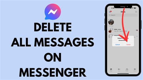 How To Delete All Messages On Messenger 2024 Delete Chats On Messenger Youtube