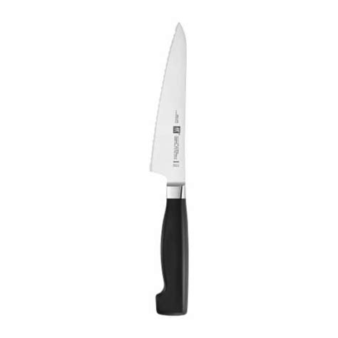 ZWILLING Four Star 5 5 Inch Serrated Prep Knife 5 5 Inch QFC