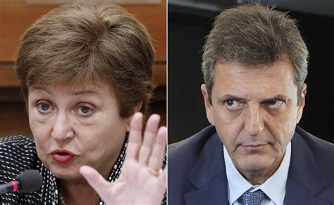 Fondo Monetario Internacional Massa Se Reúne Con Georgieva