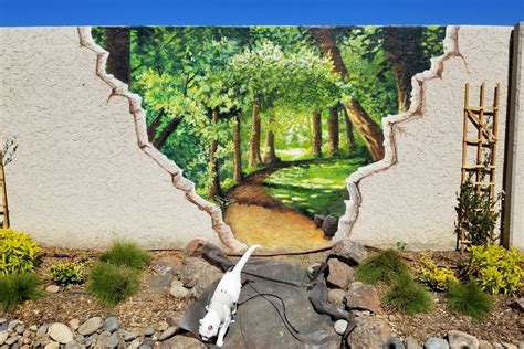 Trompe Loeil Path Through Forest Bay Area Muralist Best Custom