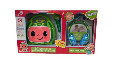 Cocomelon Sing-Along MP3 Player with Volume Limiting Kids Headphones - Costless WHOLESALE - La ...