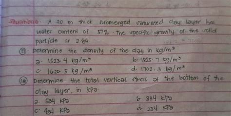 Shuation 6 A 20 M Thick Submerged Saturated StudyX